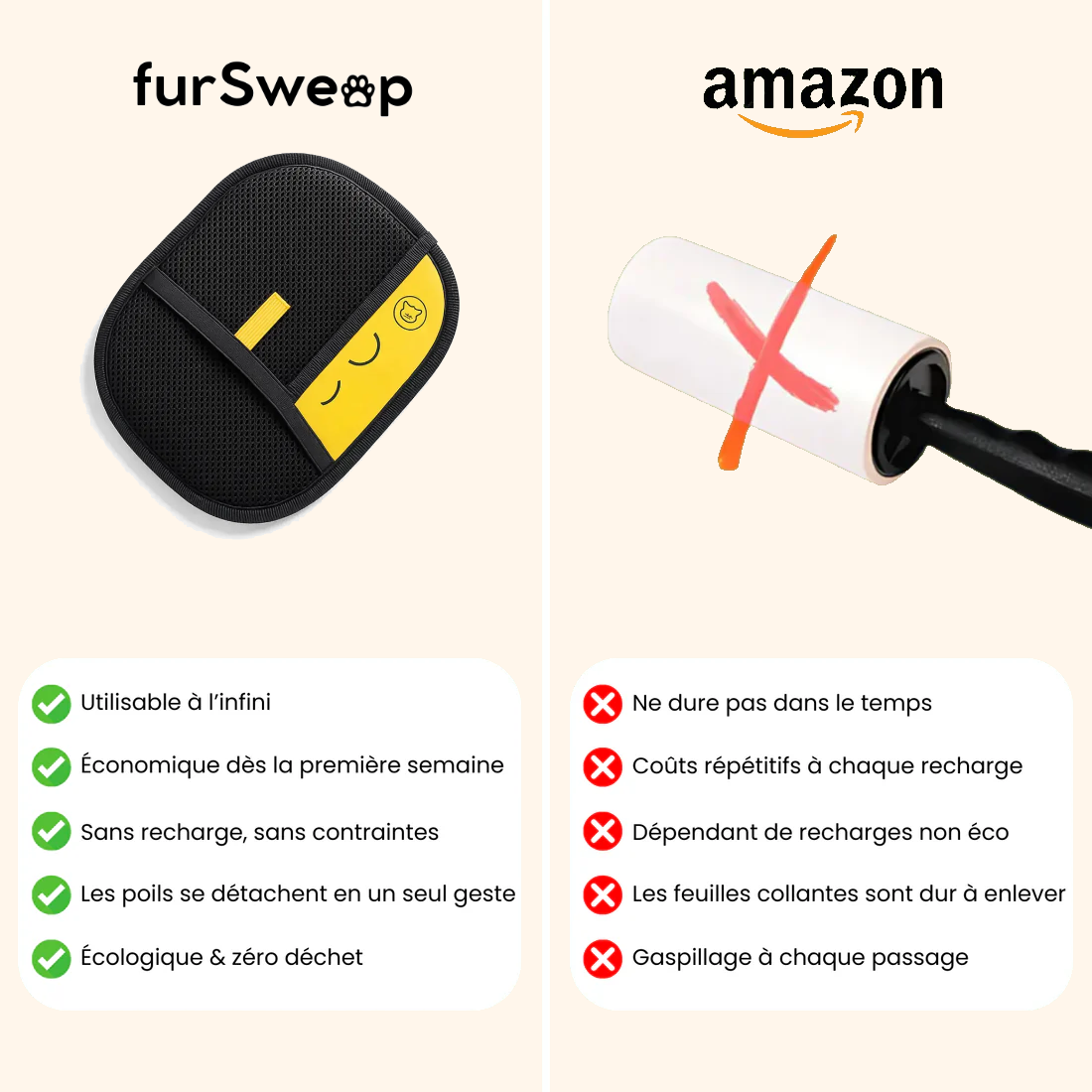 FurSweep™ - Élimine Les Poils en Quelques Secondes