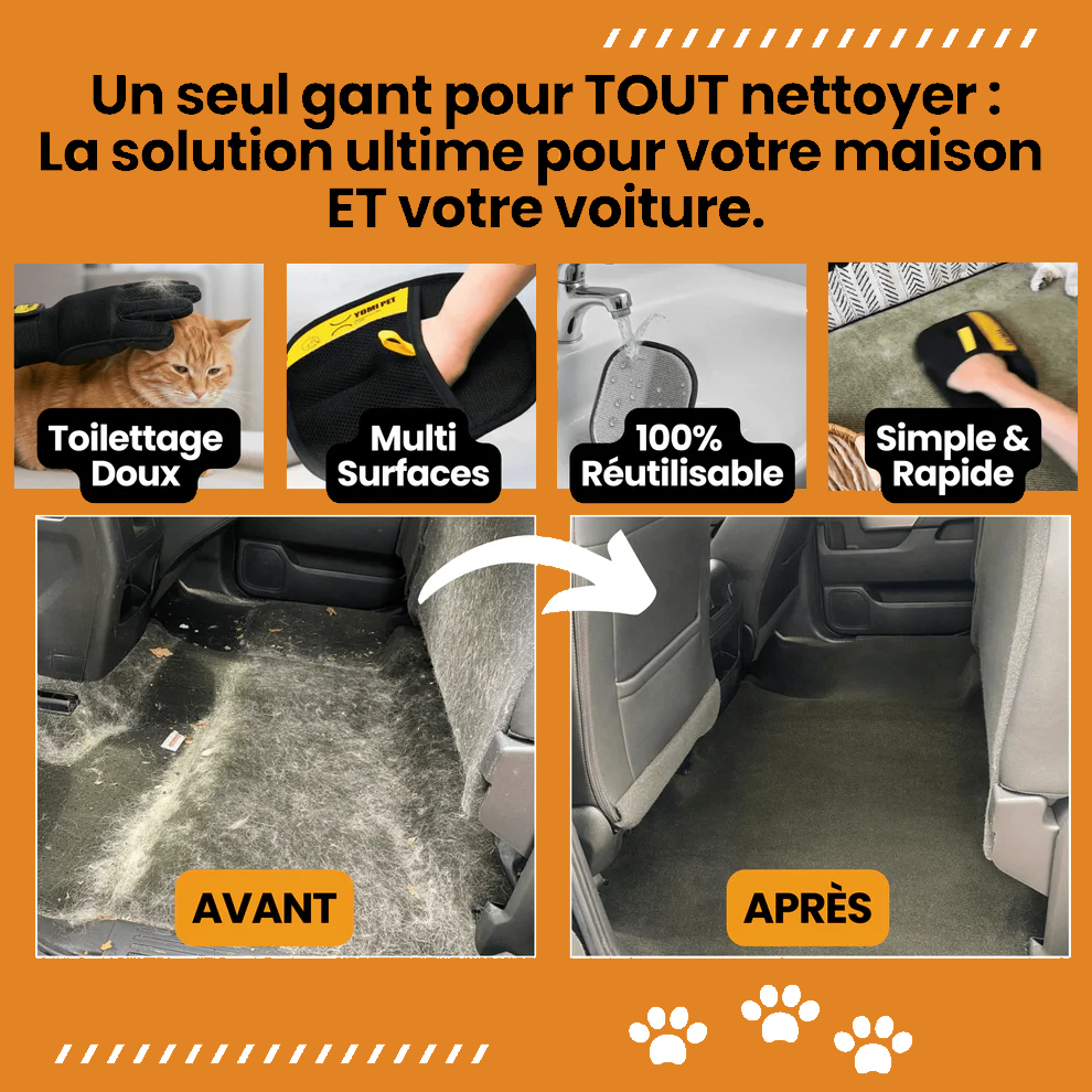 FurSweep™ - Élimine les poils en quelques secondes