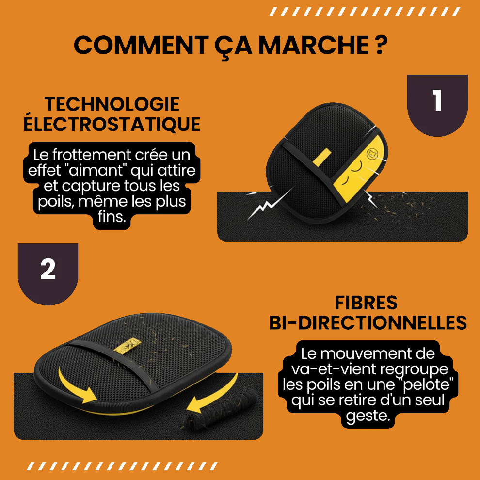 FurSweep™ - Élimine les poils en quelques secondes